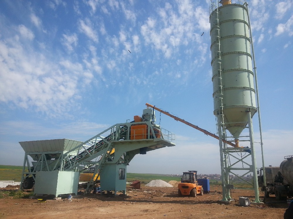 HZS35 concrete batching plant